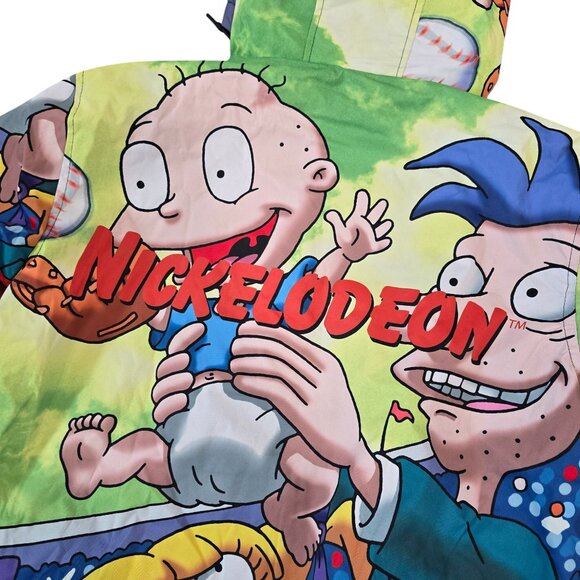 Members Only X Nickelodeon Rugrats Puffer Jacket With Hood XL NWT 90s style mens - Picture 2 of 8